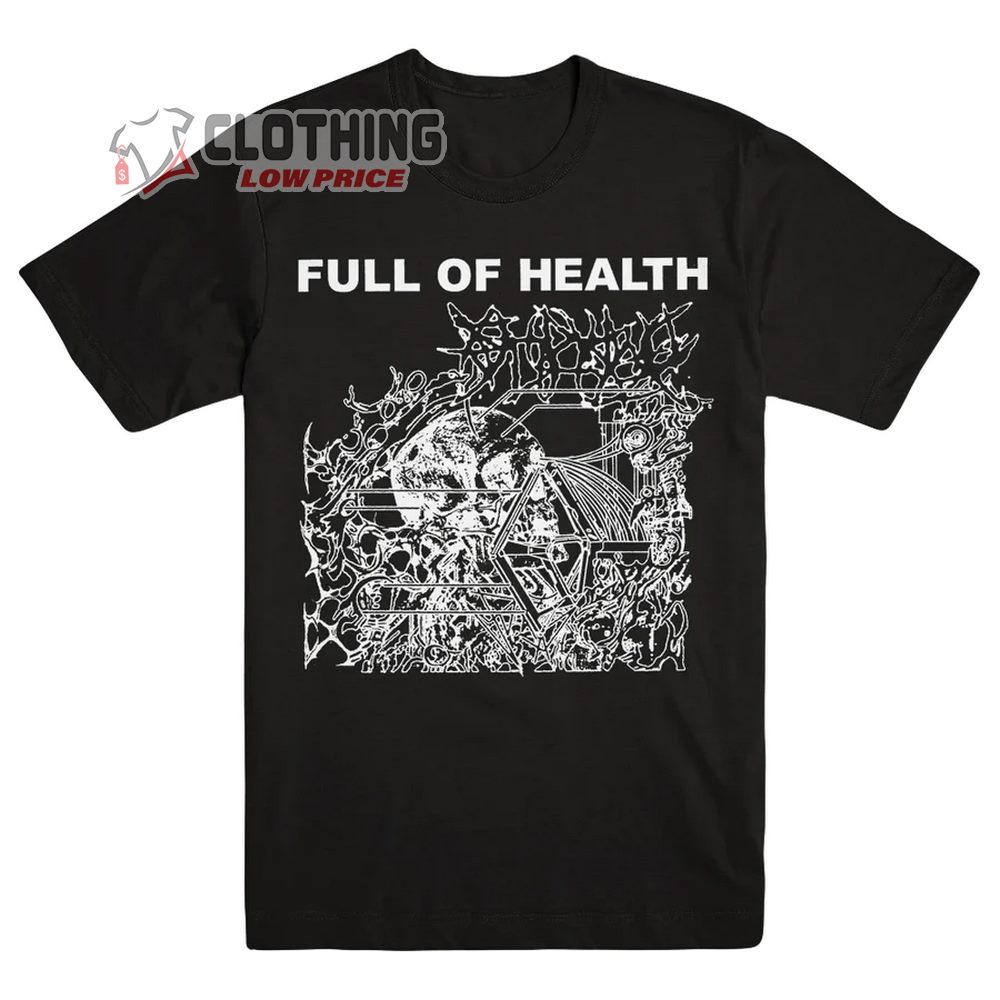 Full Of Hell Deluminate Lyrics Black Merch, Full Of Hell Trumpeting Ecstasy Tracklist Short Sleeve Shirt