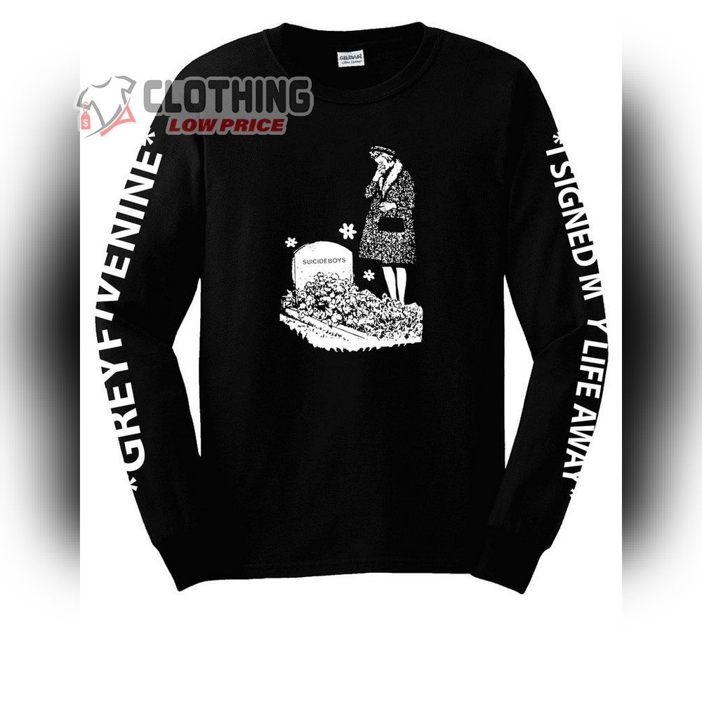 G59 Suicideboys I Signed My Life Darktrap Shirt, Suicideboys Long Sleeve T-Shirt