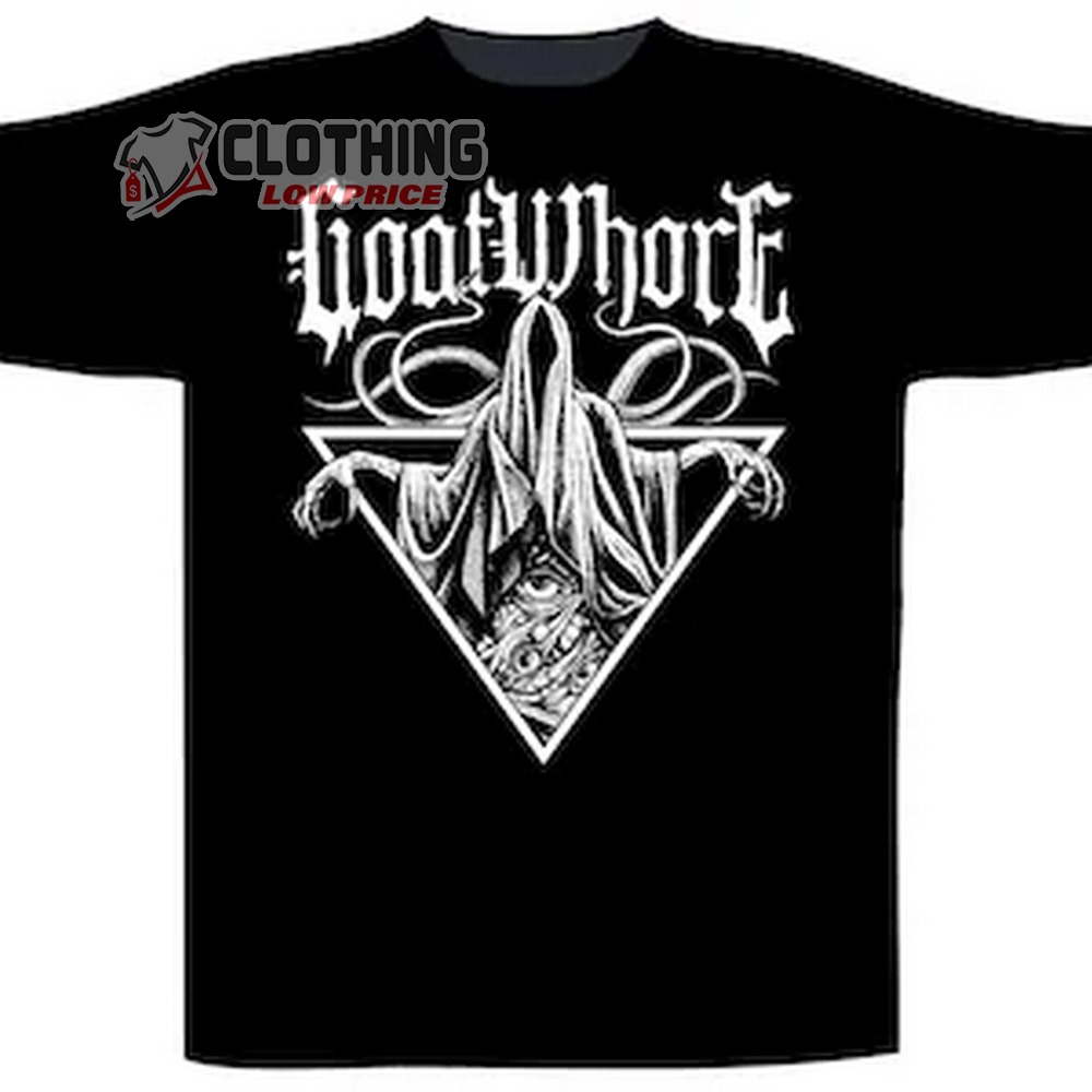 Goatwhore Baring Teeth for Revolt E Goatwhore Song Black T-Shirt, Goatwhore Constricting Rage of the Merciless Album Short Sleeve Tee Merch