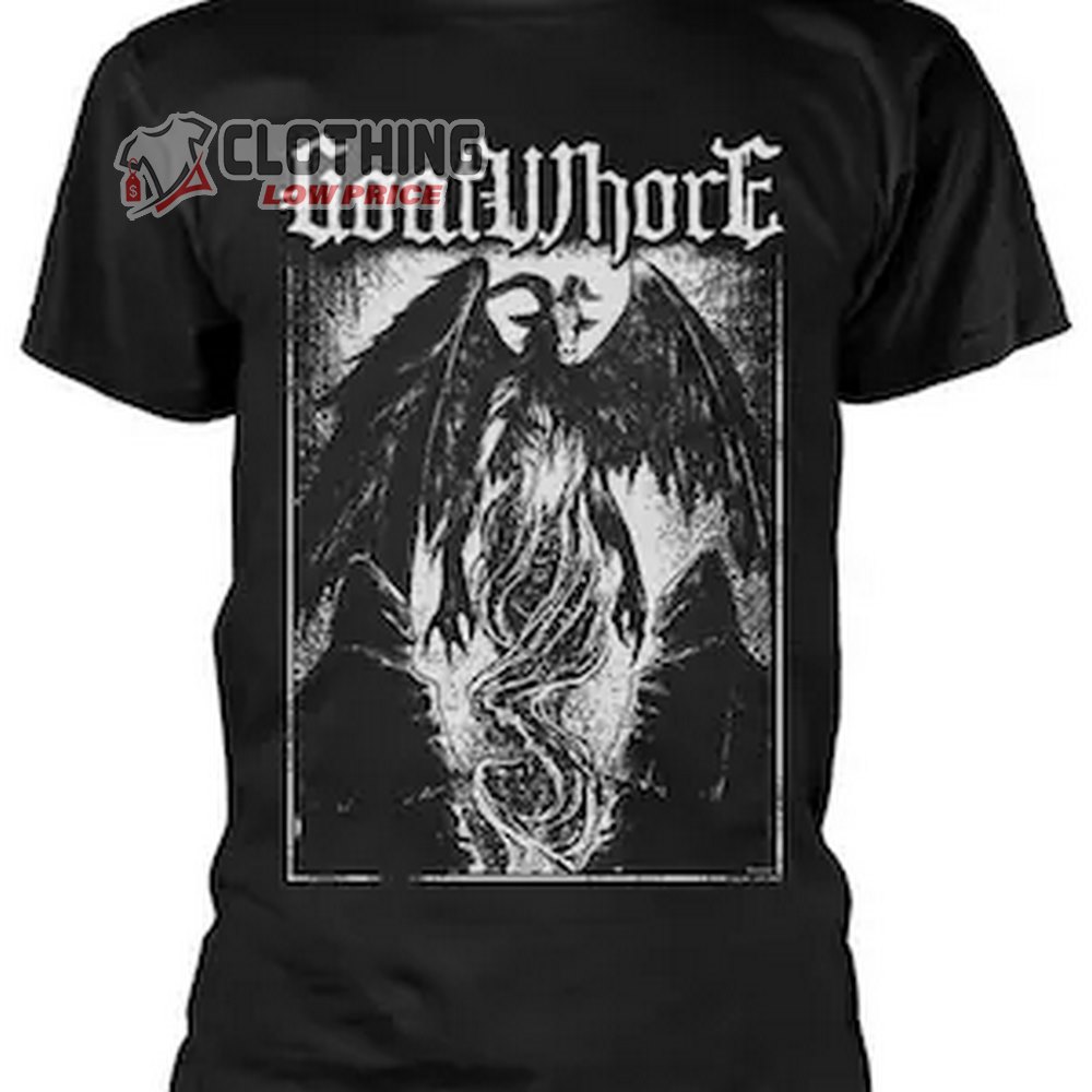 Goatwhore Born of Satan's Flesh Goatwhore Song Black T-Shirt, Goatwhore Angels Hung From The Arches Of Heaven Album Tee Merch