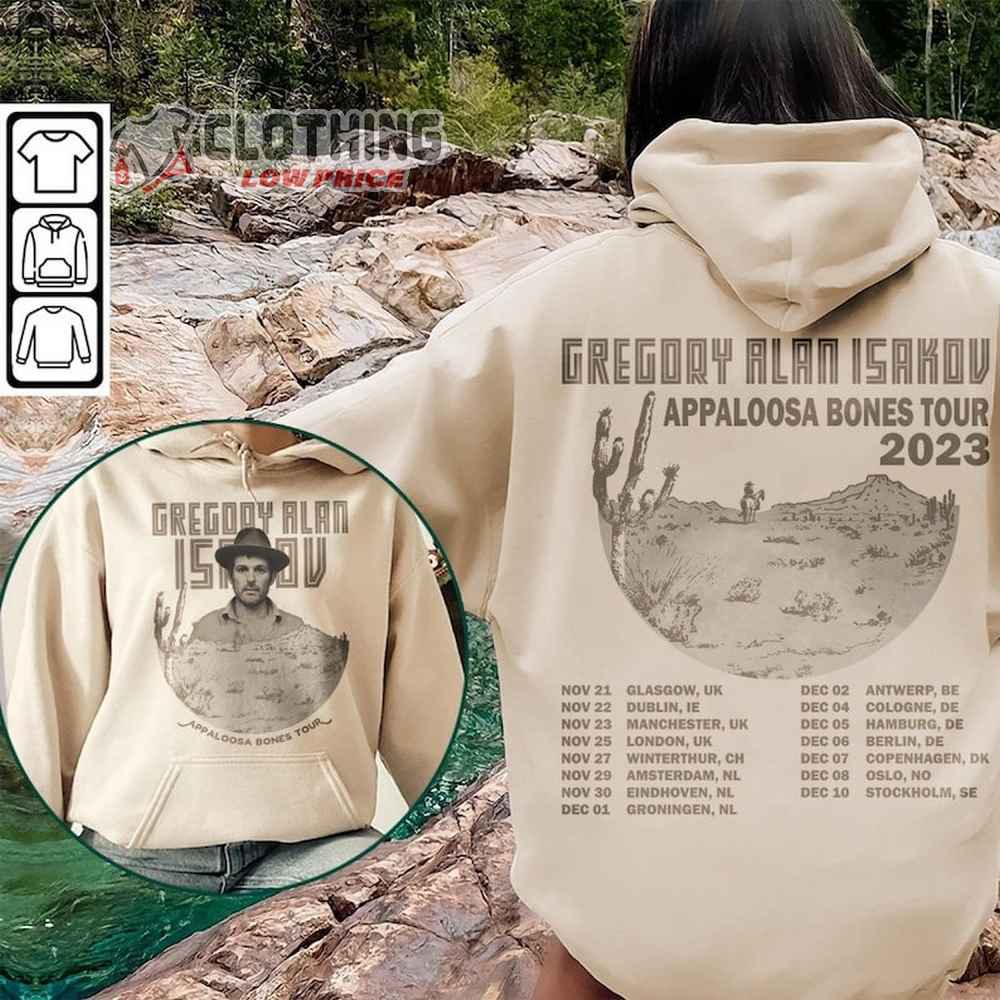 Gregory Alan Isakov Tour Dates 2023 Merch, Gregory Alan Isakov Appaloosa Bones Tour Shirt, Gregory Alan Isakov Shirt Sweatshirt Hoodie