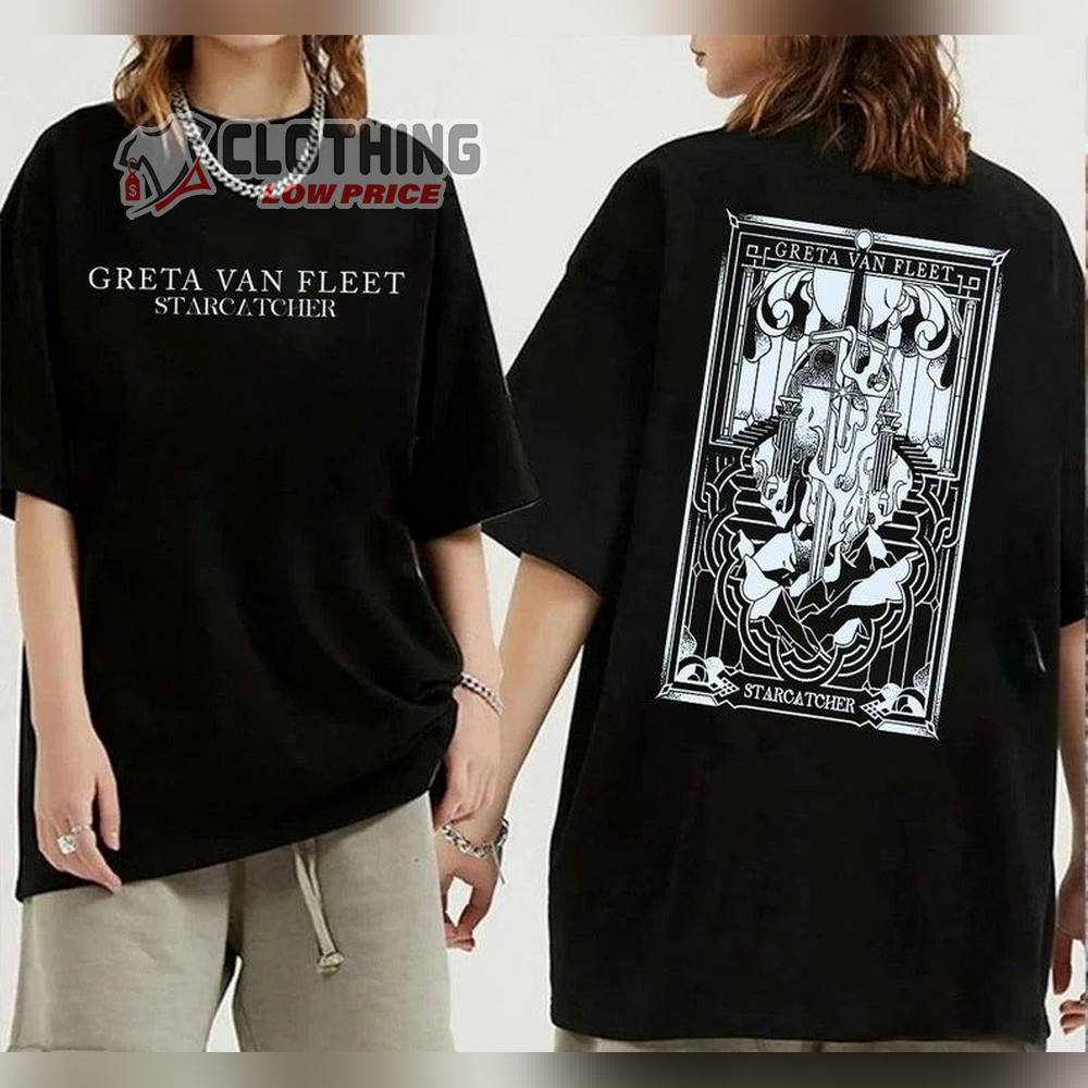 Greta Van Rock Band Tour Merch, World Tour Album Greta 2023 Tour Shirt