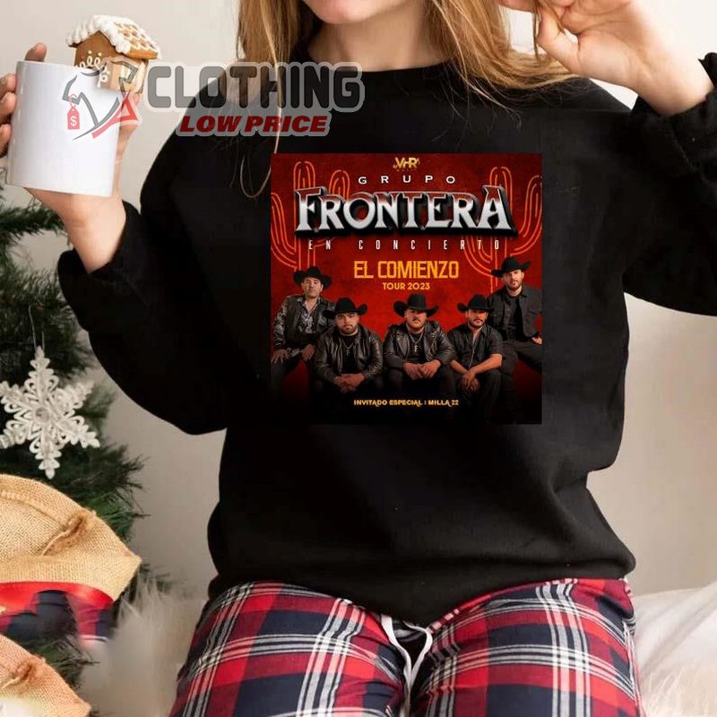 Grupo Frontera Tour 2023 Concert Shirt, Grupo Frontera En Concierto El Comienzo Tour 2023 Shirt, Grupo Frontera Tickets 2023 Merch