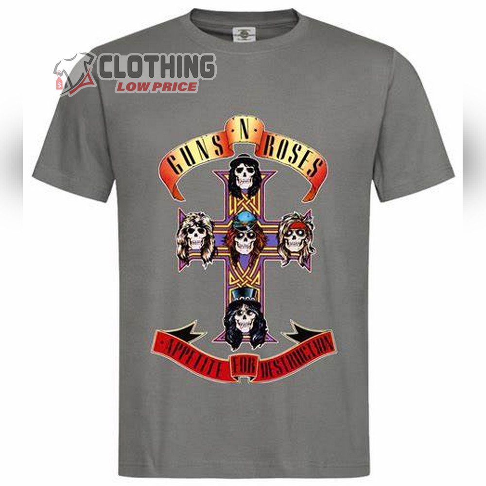 Guns N' Roses Members Graphic Tee, Guns N' Roses 2024 Music Concert Shirt, Guns N' Roses Merch, 2024 Tour Guns N' Roses T-Shirts