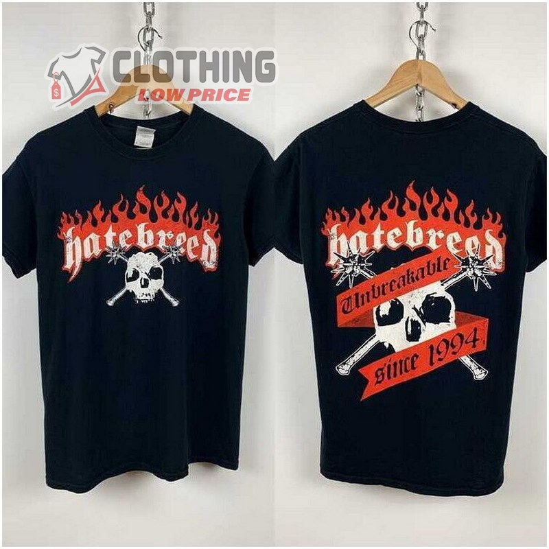 Hatebreed Band 2003 Tour Vtg Graphic T- Shirt, Hatebreed Tour 2023 T- Shirt, Hatebreed Band World Tour 2023 Setlist Merch