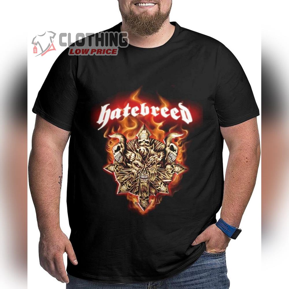 Hatebreed Seven Enemies Song Unisex Black Merch, Seven Enemies Lyrics Shirt, The Concrete Confessional Hatebreed Black Tee