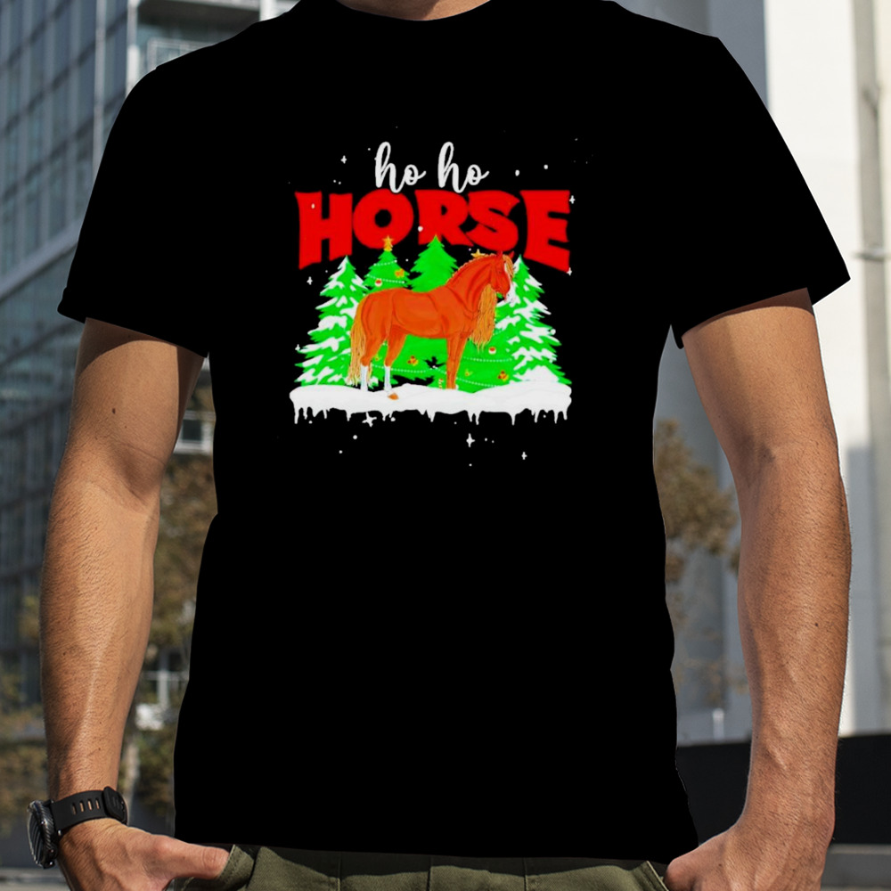 Horse Ho Ho Christmas Shirt