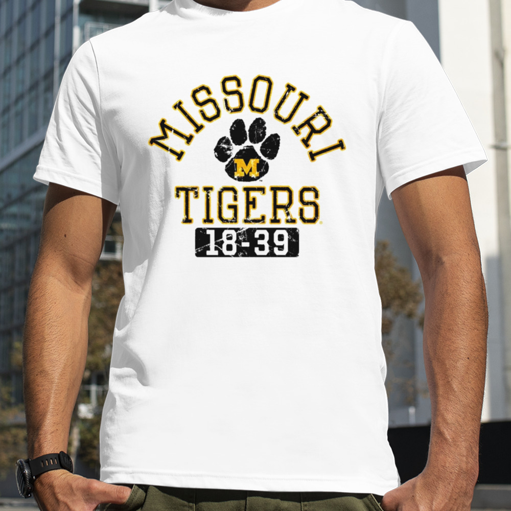 Mizzou Tigers Legacy Missouri Tigers Paw 18-39 shirt