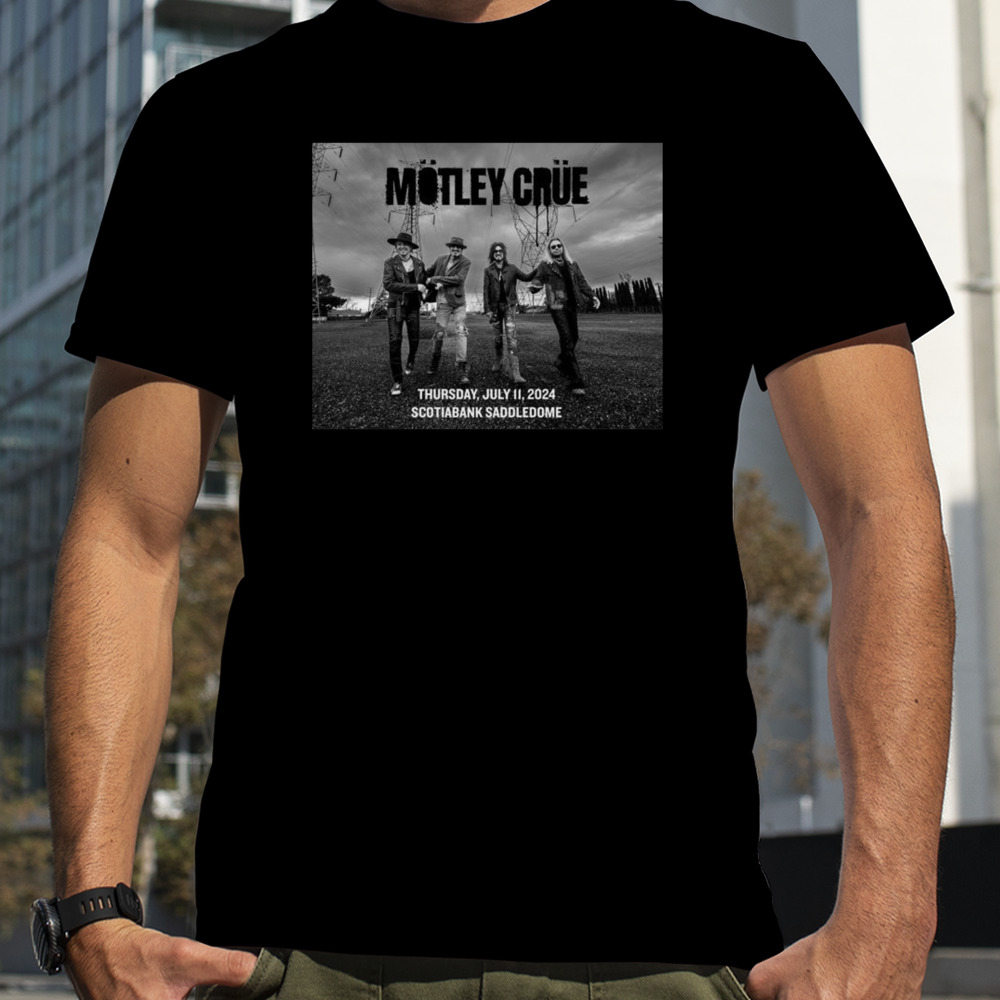 Motley Crue July 11 2024 Scotiabank Saddledome shirt