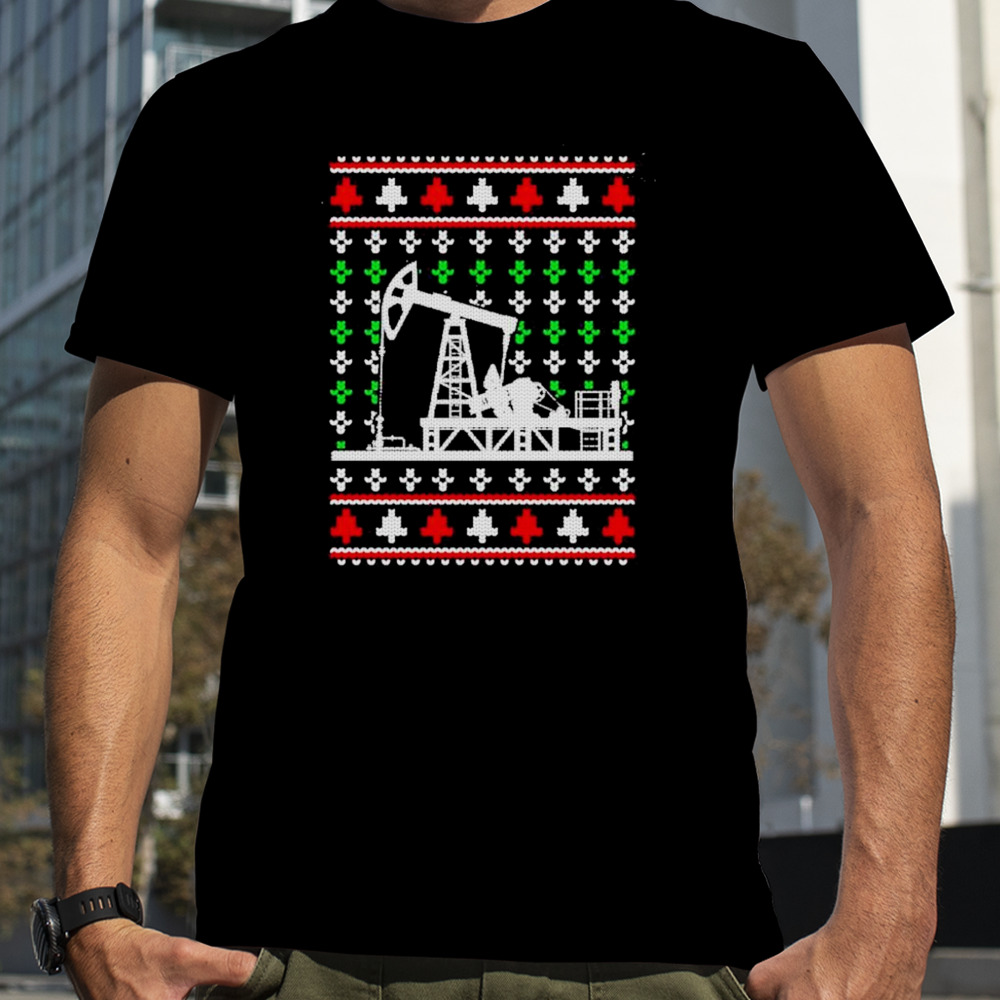 Oil rig pump drill Christmas Shirt