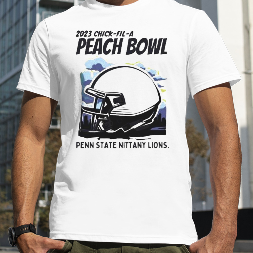 Penn State Nittany Lions Helmet 2023 Chick-Fil-A Peach Bowl Shirt