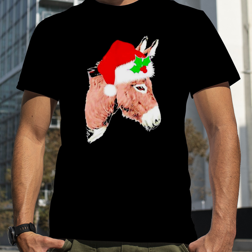 Santa Donkey Christmas Shirt