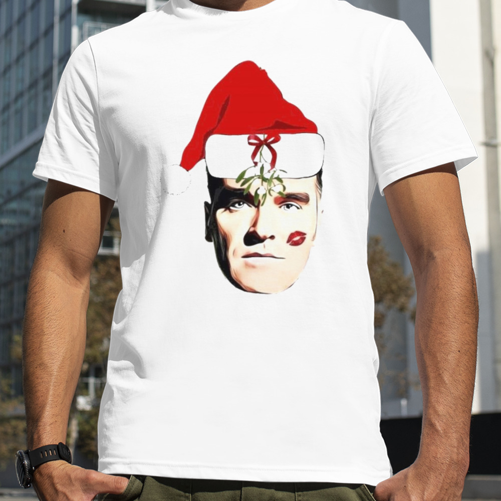 Santa Morrissey Face Merry Christmas Shirt