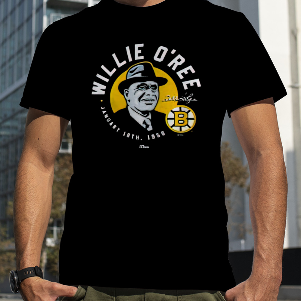 Willie O’ree Boston Bruins Number Retirement shirt