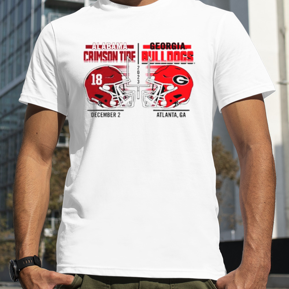 Alabama Crimson Tide vs Georgia Bulldogs 2023 SEC Championship shirt