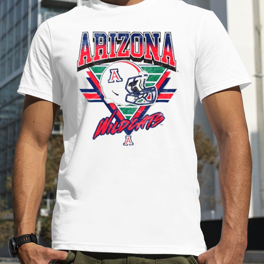 Arizona Wildcats Helmet triangle vintage shirt