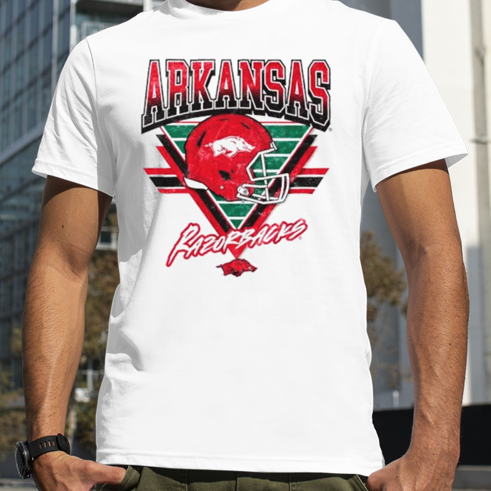 Arkansas Razorbacks Helmet triangle vintage shirt