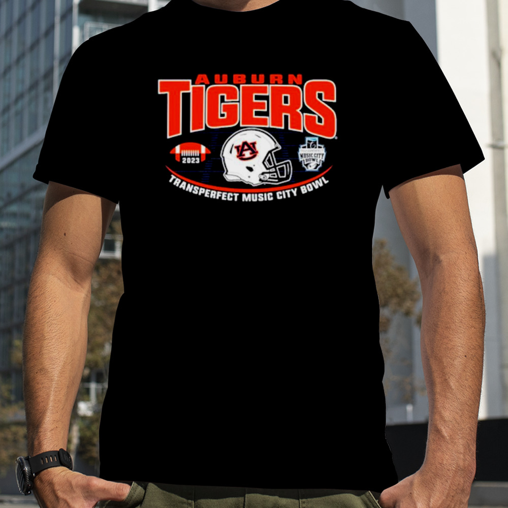 Auburn Tigers 2023 Transperfect music city bowl shirt