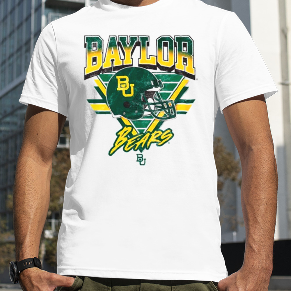 Baylor Bears Helmet triangle vintage shirt