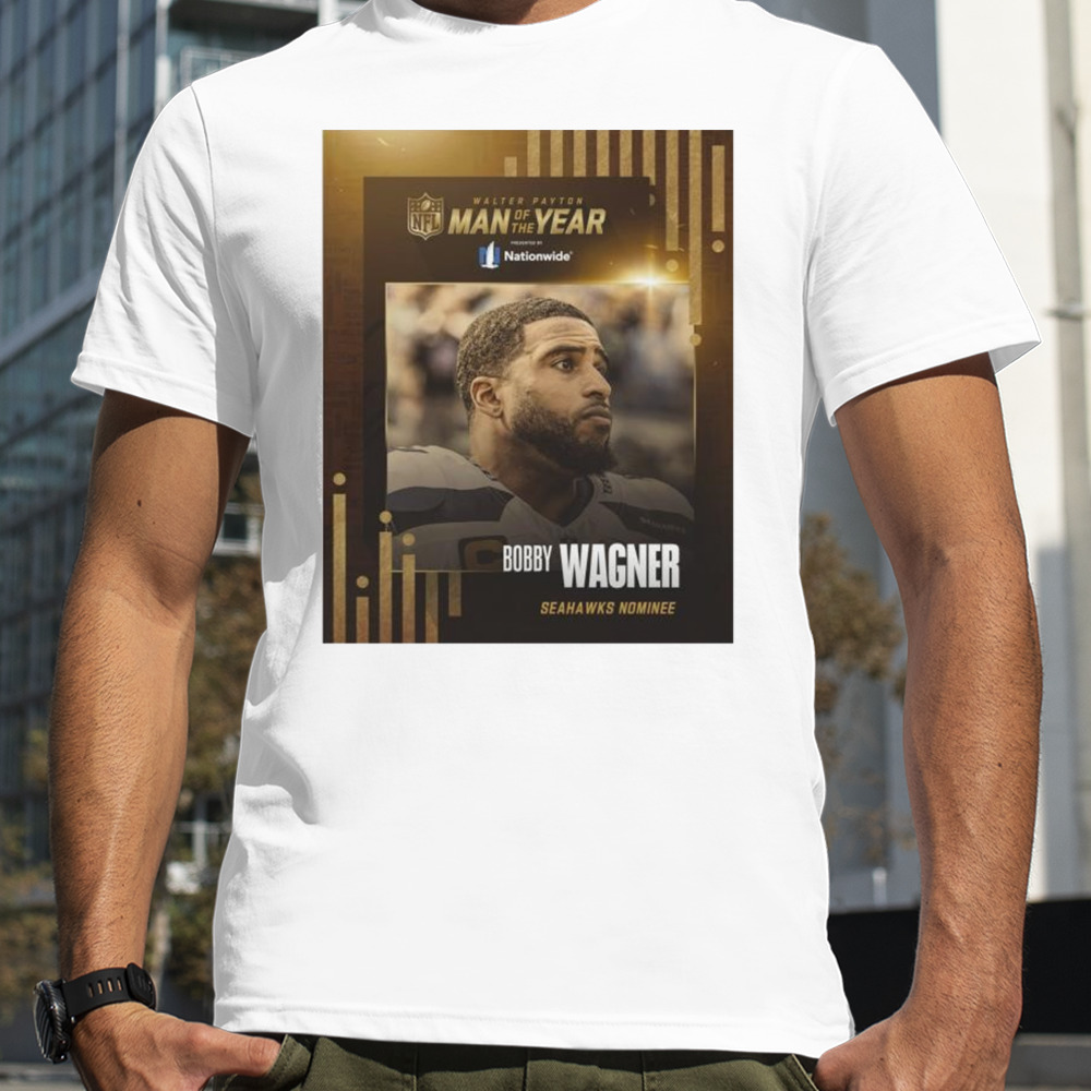 Bobby Wagner Walter Payton NFL Man of the Year Award shirt