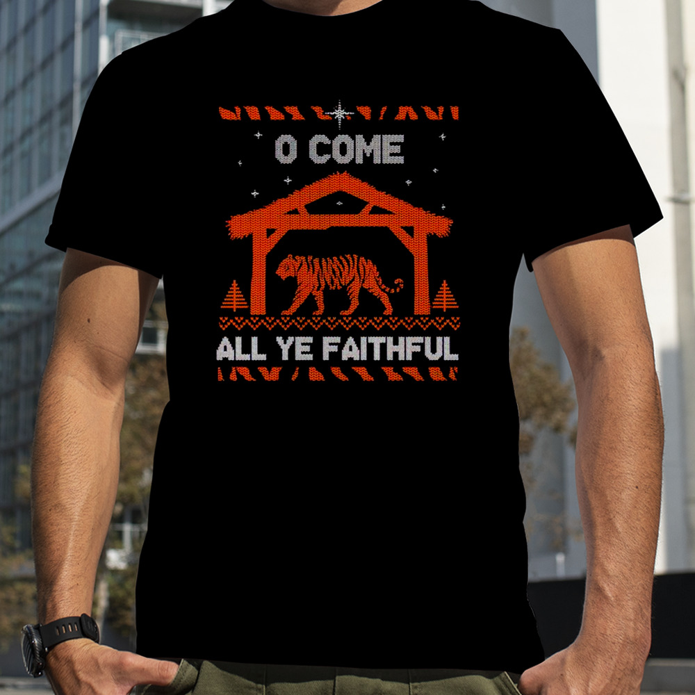 Cincinnati football o come all ye faithful shirt