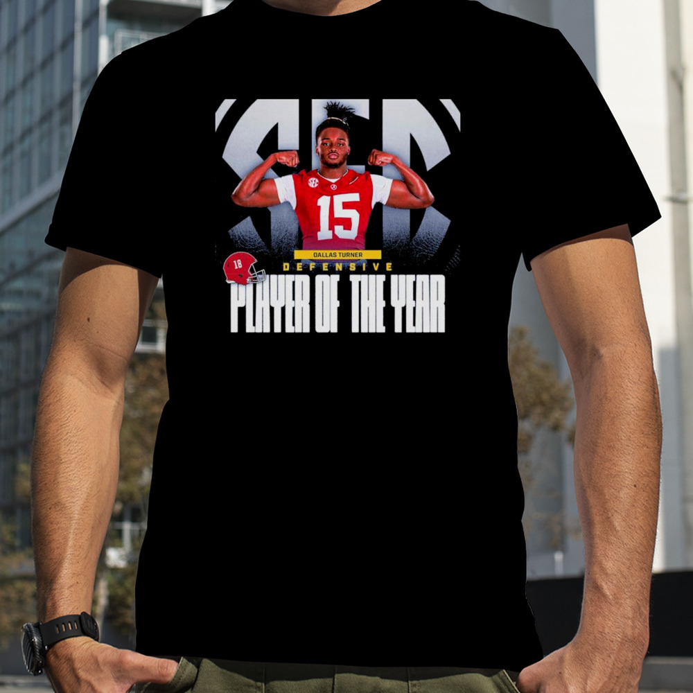 Dallas Turner 2023 Defensive Player of the Year Shirt