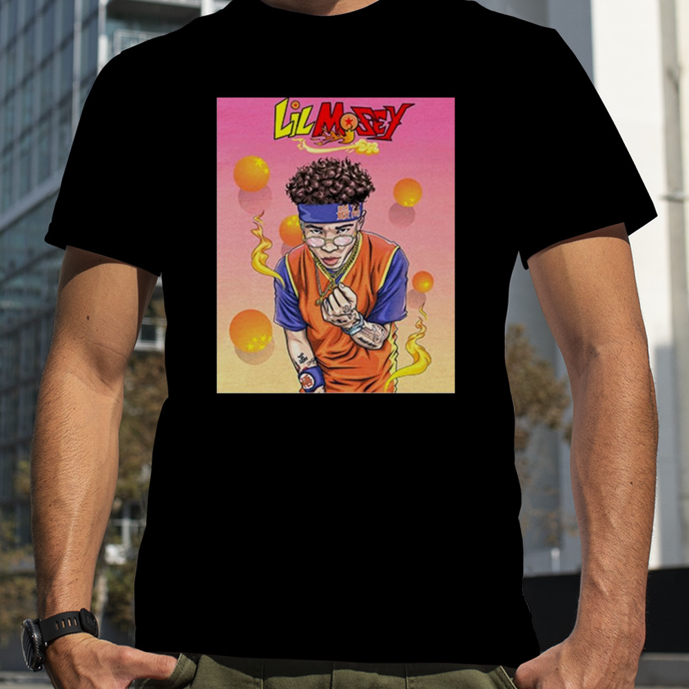 Dragon Ball Z X Lil Mosey Hip Hop rapper shirt