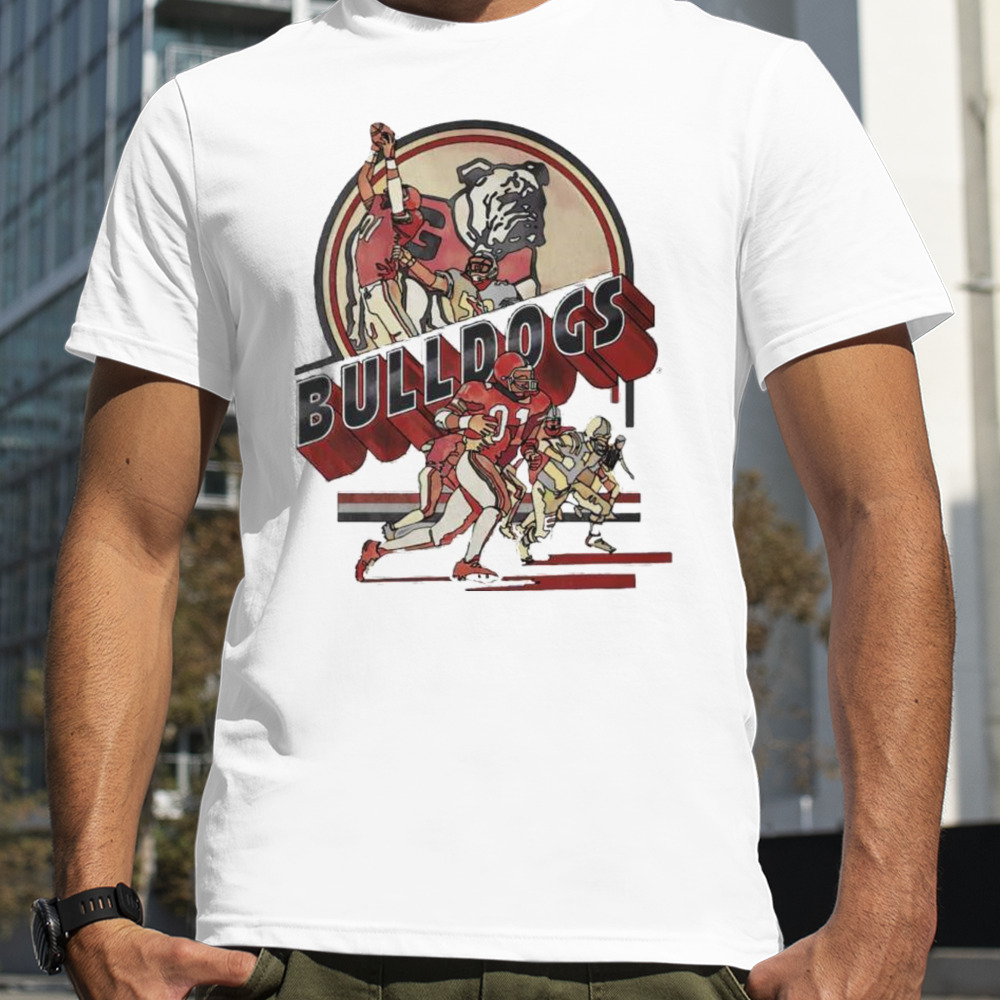 Georgia Bulldogs UGA throwback player shirt