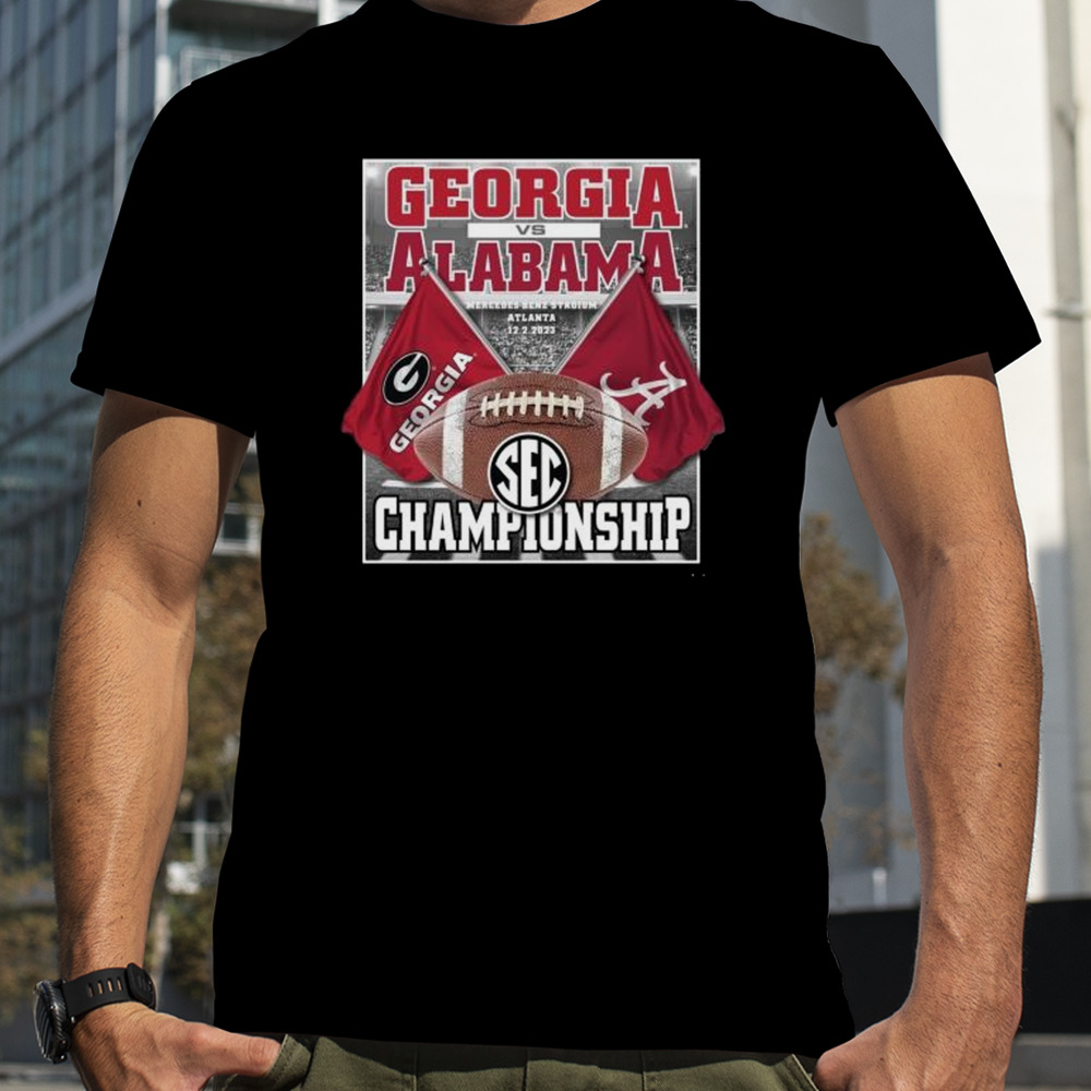 Georgia Bulldogs Vs Alabama Crimson Tide Mercedes Benz Stadium 2023 Championship Shirt