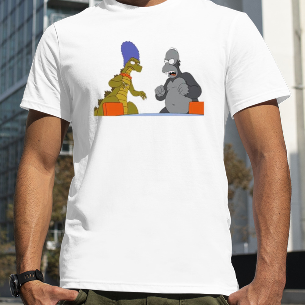 Godzilla vs Kong Simpson shirt