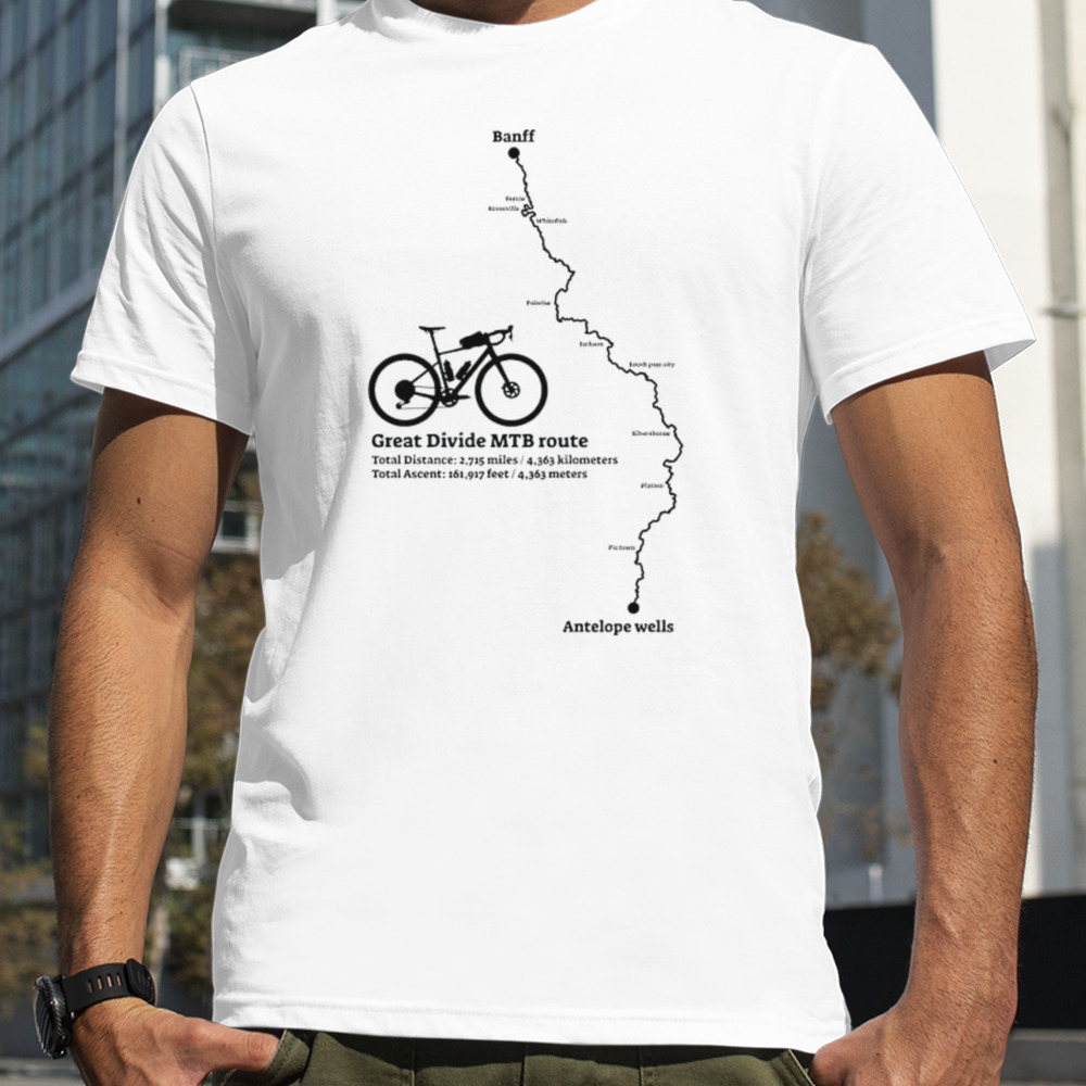 Great Divide MTB route shirt