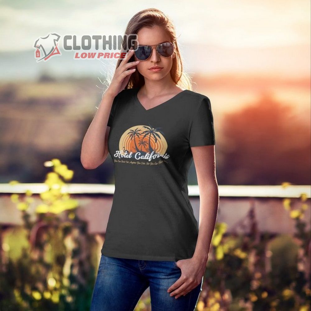 Hotel California Eagles Unisex Tee, Eagles Hotel California Tour 2023 Merch