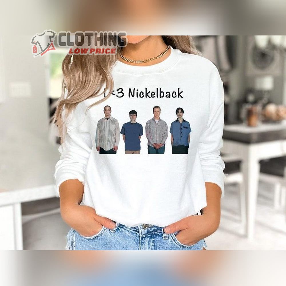 I Love Nickelback Weezer Funny T Shirt, Nickelback Members Shirt, Nickelback Band Music Merch