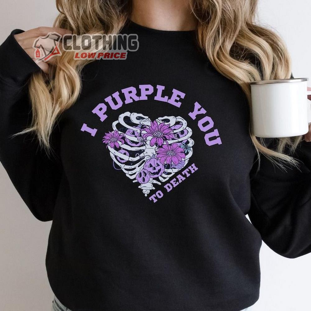 I Purple You Sweatshirt, Halloween Bts Shirt, I Purple You To Death Shirt, Bts Sweatshirt, Bangtan Boys Halloween, Bts Quote Tee Gift