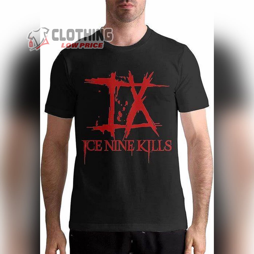 Ice Nine Kills Logo Merch, Hip To Be Scared Ice Nine Kills Song Merch, The Silver Scream Album Shirt, Ice Nine Kills Concert Tee