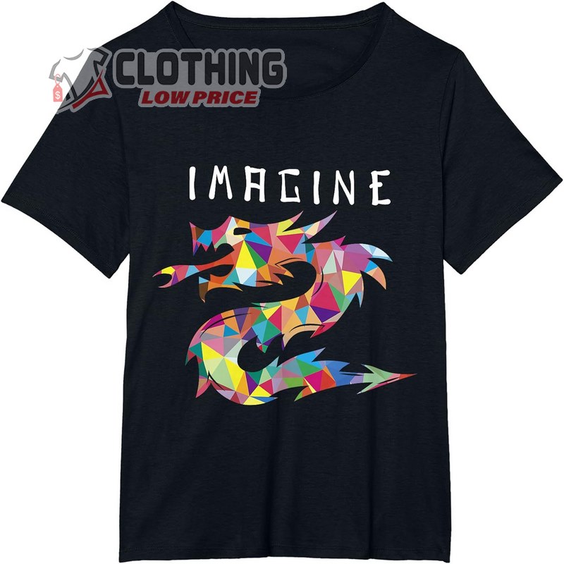 Imagine Fantasy Dragon Tattoo Style T-Shirt