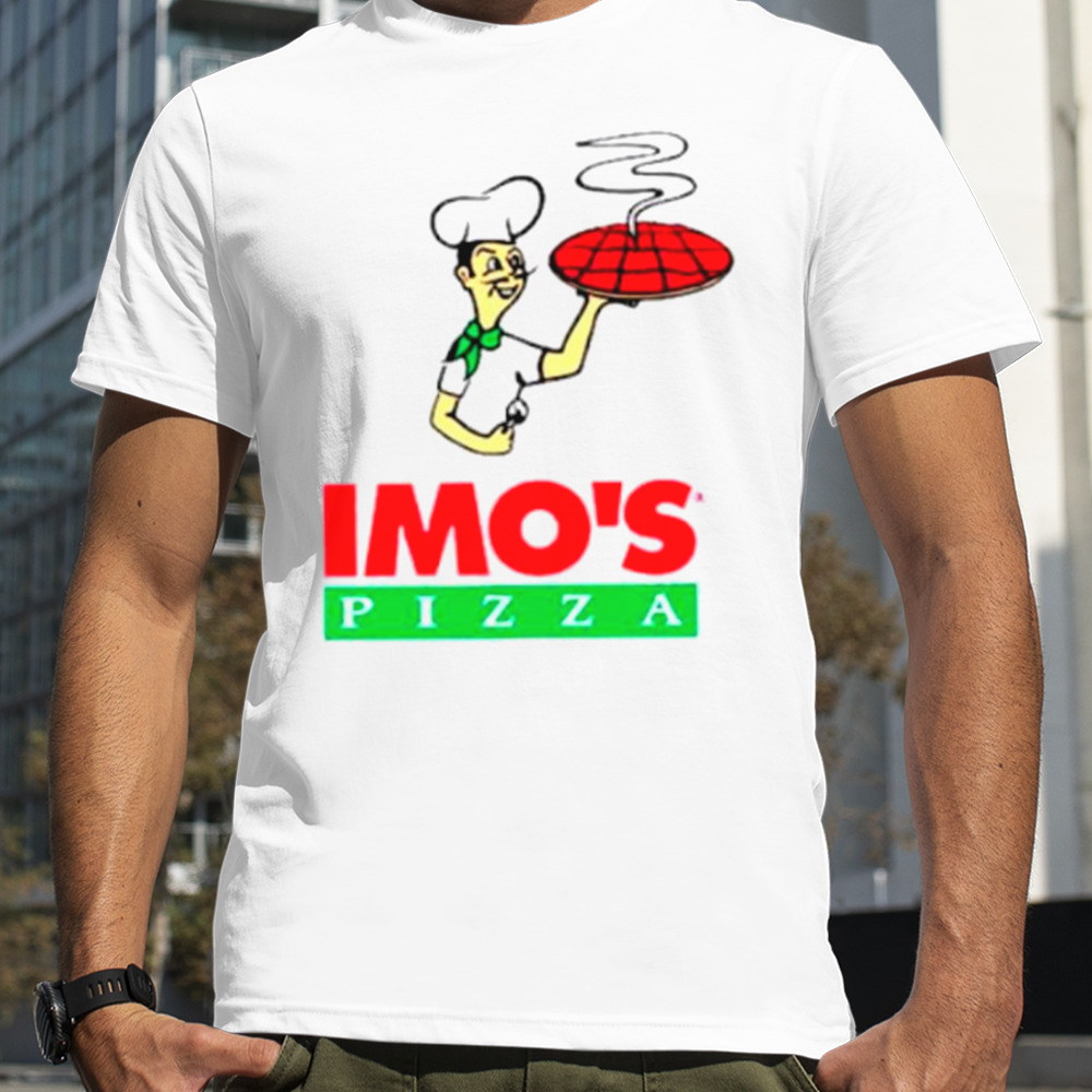 Imo’s Pizza logo shirt