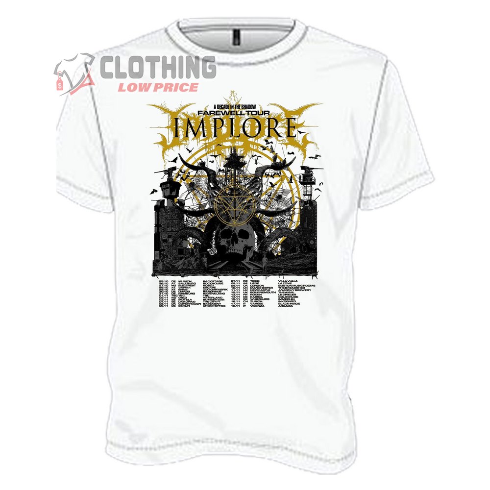 Implore Farewell Tour 2023 T-Shirt, Implore Tour 2023 Main Schedule And Ticketmaster Sweater