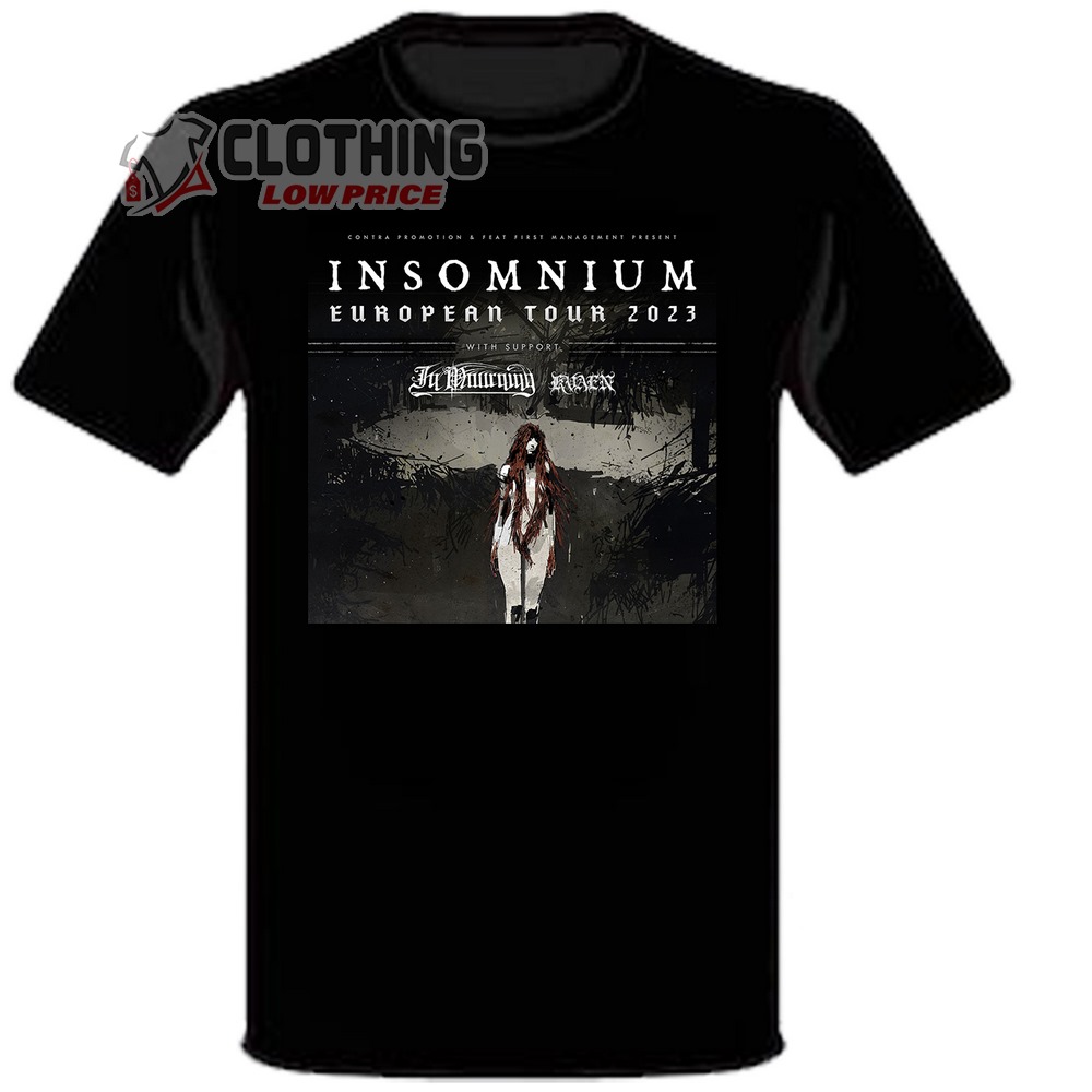 Insomnium European Tour 2023 Poster T-Shirt, Insomnium European Headline Tour 2023 Sweatshirt