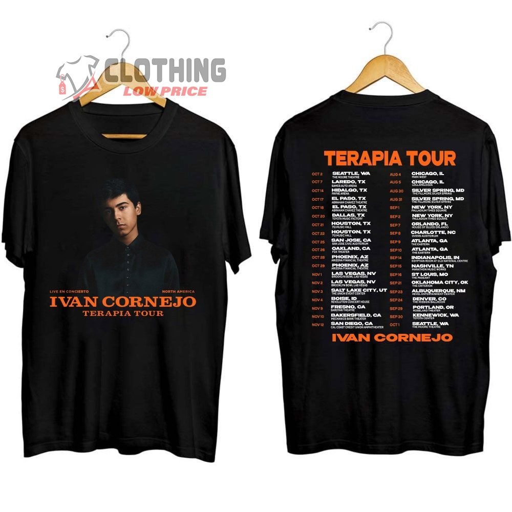 Ivan Cornejo Terapia 2023 Tour Shirt, Ivan Cornejo Fan Shirt, Ivan Cornejo Concert Shirt, Ivan Cornejo Shirt, Terapia North American Tour