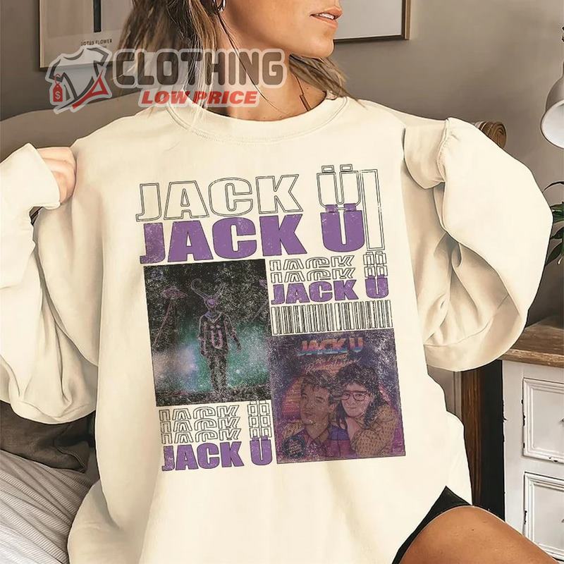 Jack U 2033 Merch, Jack U Skrillex Hip Hop 90s Retro Vintage Graphic Tee Comic Rap Gifts Fan T-Shirt