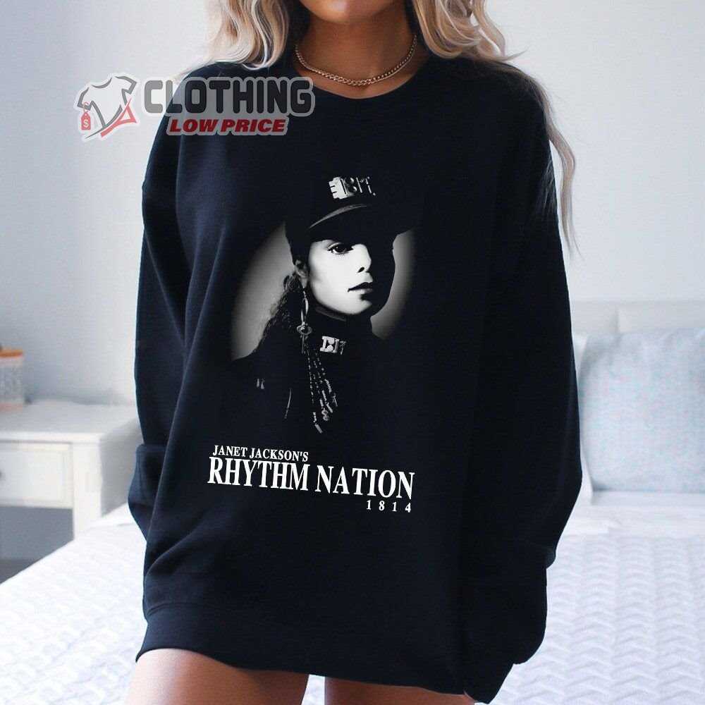 Janet Jackson Rhythm Nation Merch Janet Jackson Concert Shirt Janet Jackson Together Again Tour 2023 T-Shirt