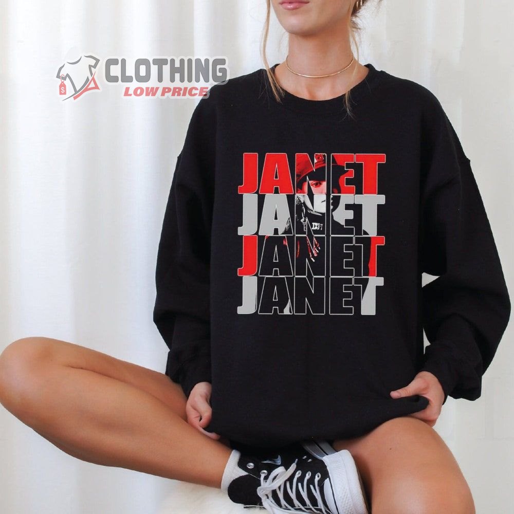 Janet Jackson Together Again Tour 2023 Merch  Together Again 2023 Tour Shirt Janet Jackson World Tour 2023 T-Shirt