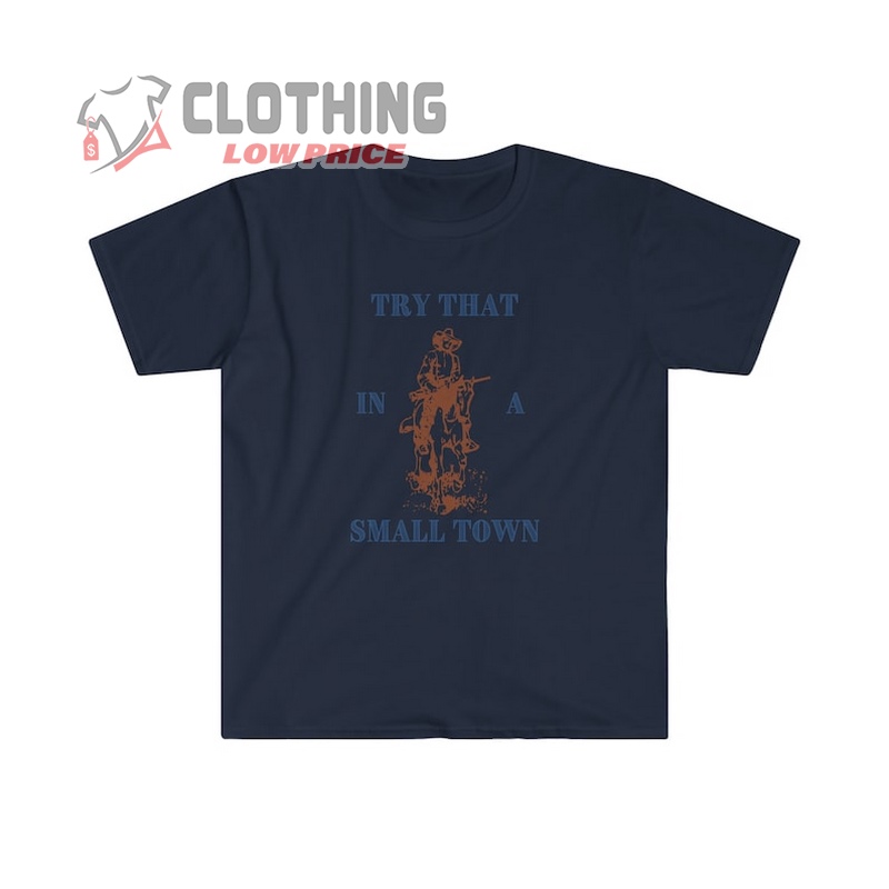 Jason Aldean Try That in A Small Town Vintage T-Shirt, Jason Aldean Rock And Roll Cowboy Tee