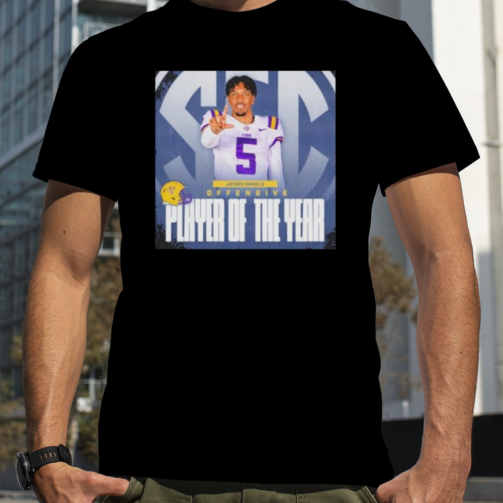 Jayden Daniels 2023 Offensive Player of the Year Shirt