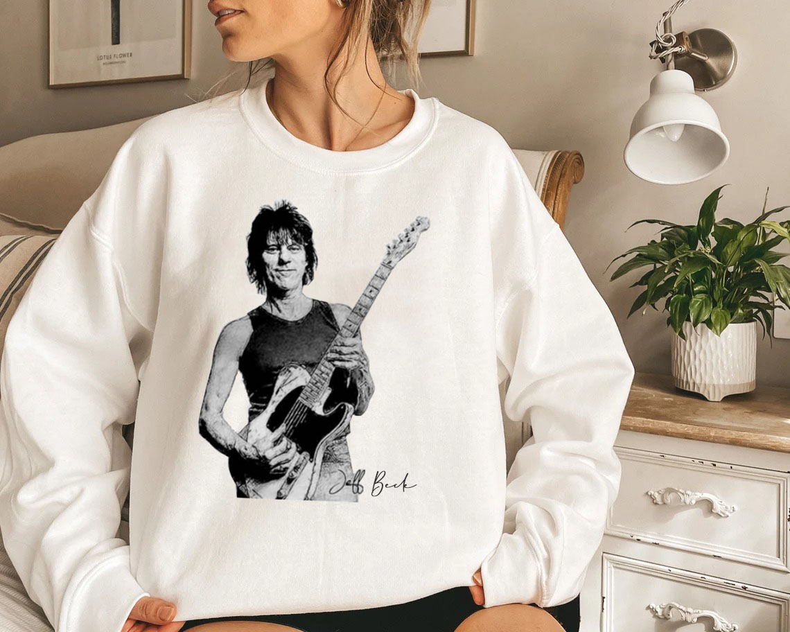 Jeff Beck Legend Never Die 1944-2023 Merch RIP Jeff Beck Shirt Guitar Legend Jeff Beck Memories T-Shirt