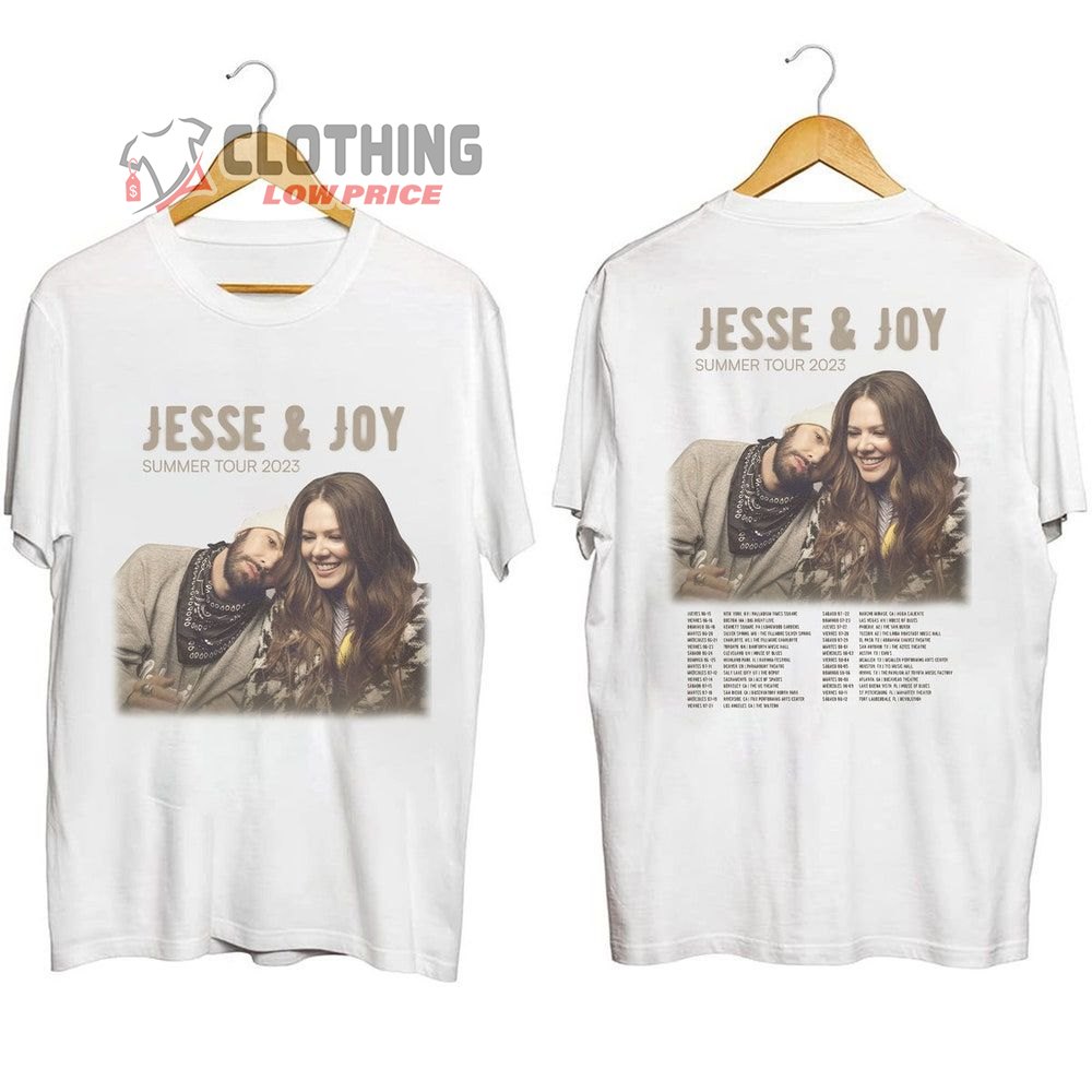 Jesse & Joy 2023 Summer Tour 2023 Merch, Jesse & Joy Concert 2023 Shirt, Jesse & Joy Summer World Tour 2023 Setlist T-Shirt