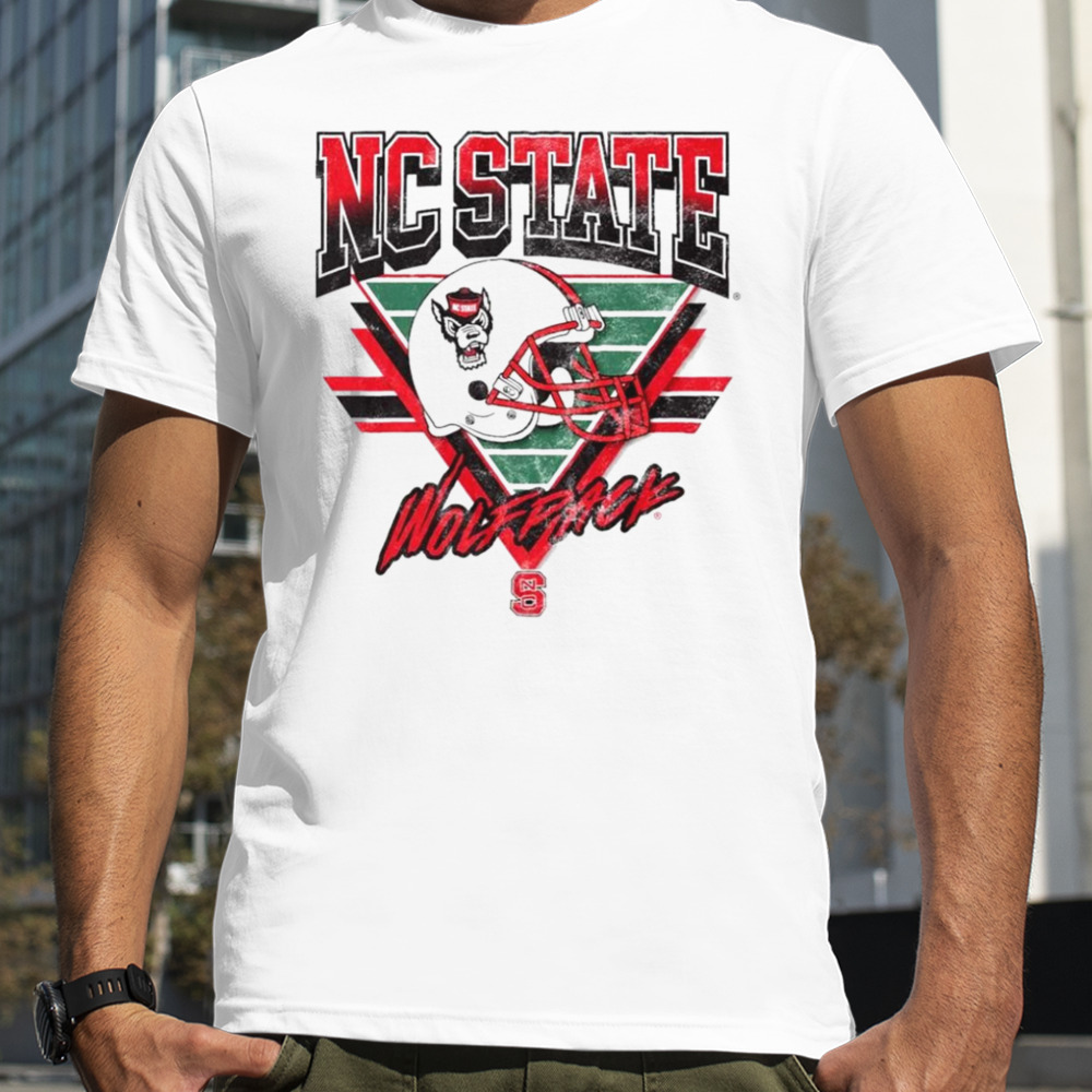 NC State Wolfpack Helmet triangle vintage shirt