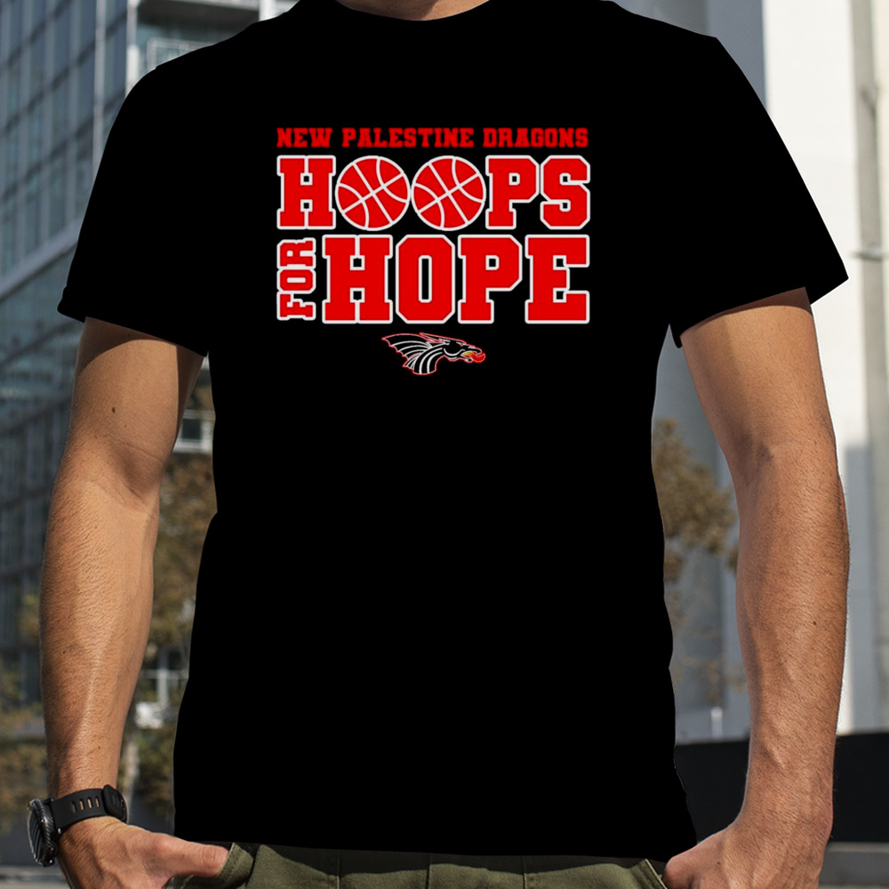 New Palestine Dragon hoops for hope shirt