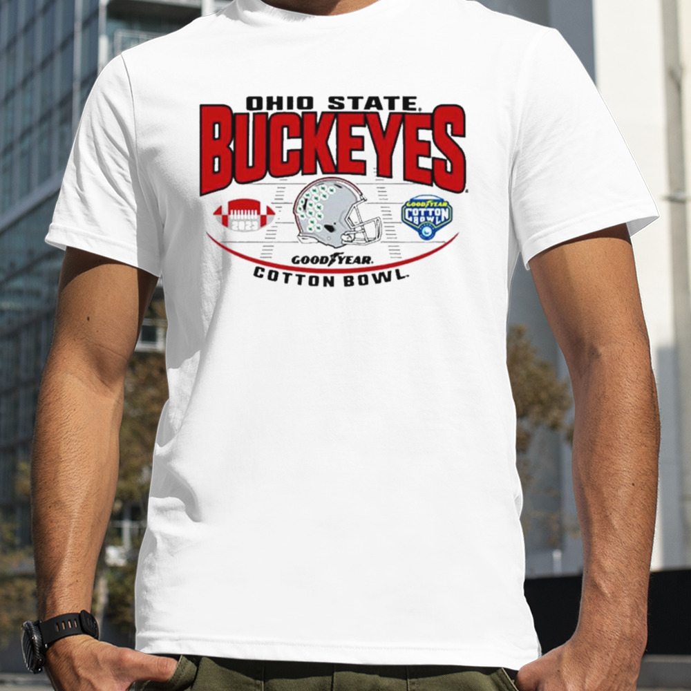 Ohio State Buckeyes 2023 Helmet Cotton Bowl Bound shirt